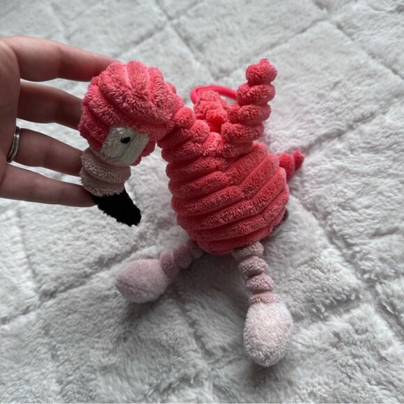 Jellycat | Cordy Roy Jitter Flamingo | Size 8" - Picture 5 of 7
